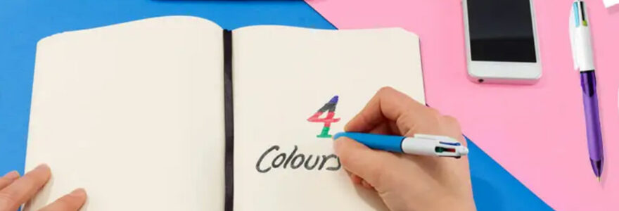 Le stylo Bic 4 couleurs